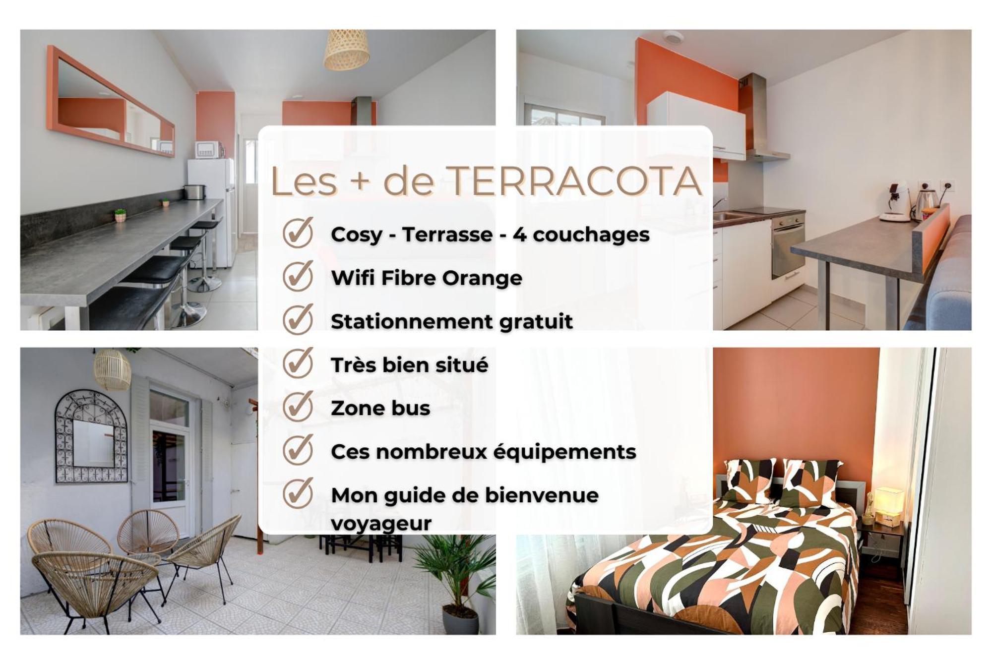 “Le Terracotta” Terrasse -Centre Ville- Cosy 부르앙브레스 외부 사진